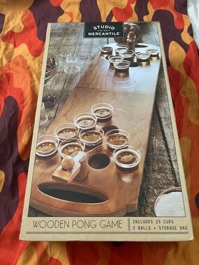 Wooden Pong Game